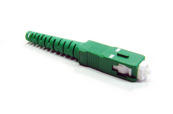 Datcom Realm SC/APC SM smplx connector for 3mm jacket.