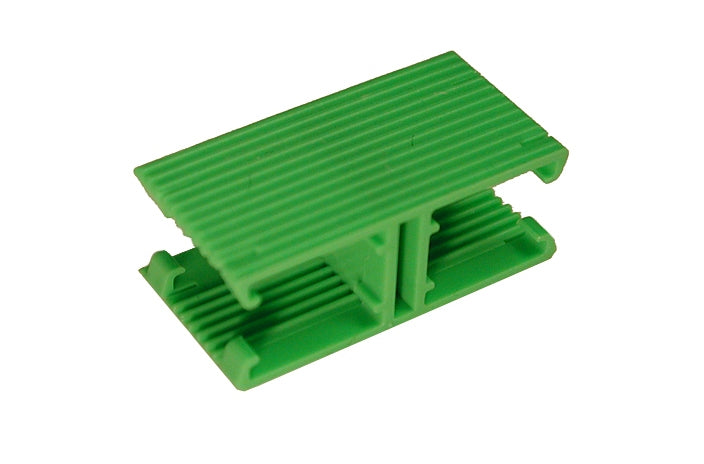 Datcom Realm duplex green clip for SC/APC connector.