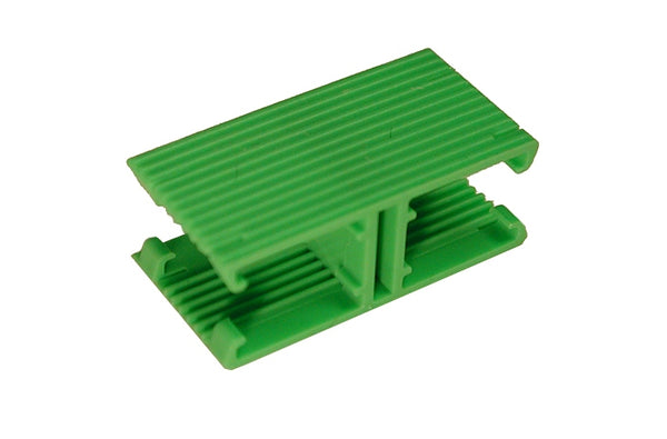 Datcom Realm duplex green clip for SC/APC connector.