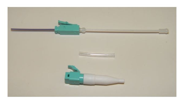 Ilsintech LC, MM OM3 & OM4, UPC, 900 micron splice on connector.