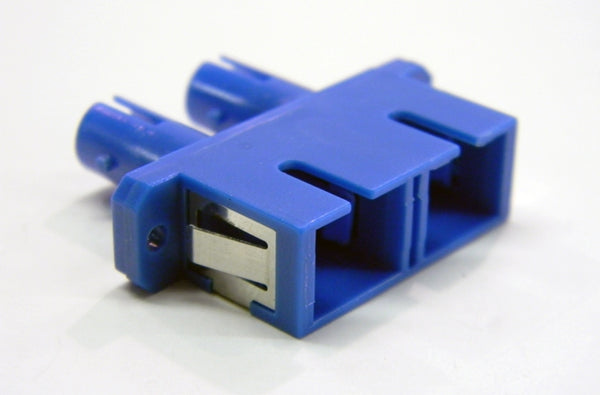 Datcom Realm ST to SC mulit and Singlemode f/f duplex adapter