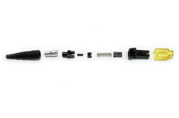 Datcom Realm MT-RJ SM epoxy connector for 3mm round jacket.