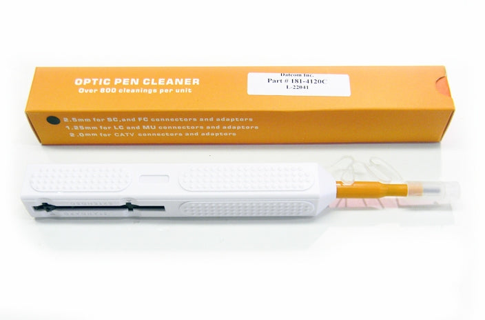 Datcom Realm Cle-Pen one click cleaner for 2.5mm ferrules.