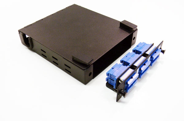 Datcom Realm fiber optic SC 12 port adapter panel