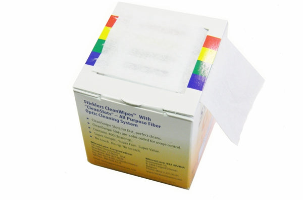 Microcare Sticklers WCS100 benchtop fiber optic cleanwipes