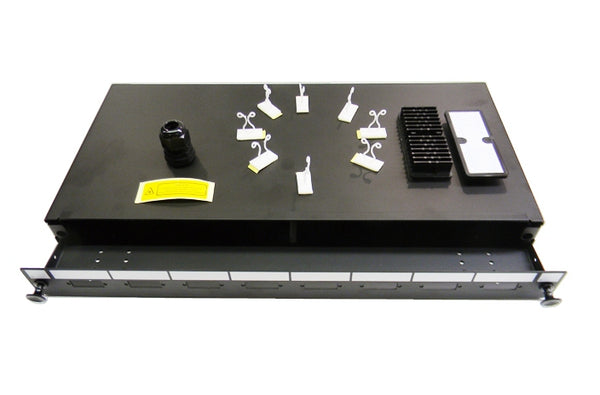 Datcom Realm fiber management kit includes a 24 fiber splice bridge