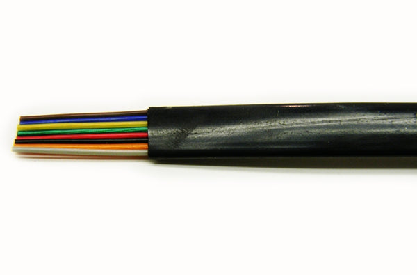 Datcom 109-2612 28 gauge 8 conductor black line cord