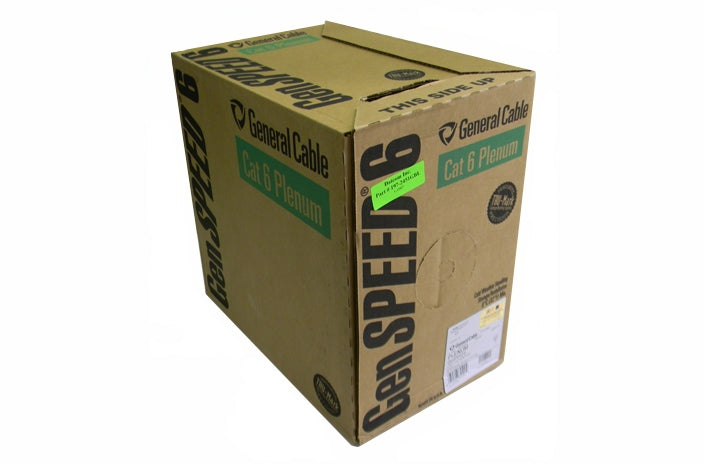 General 7131800 Cat6 4 pair UTP blue plenum ethernet cable