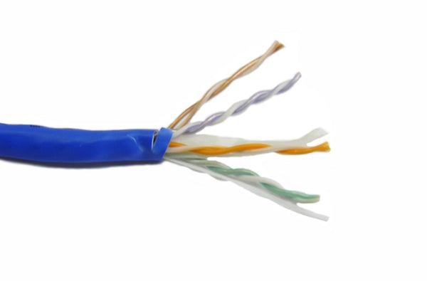General 7131800 Cat6 4 pair UTP blue plenum ethernet cable