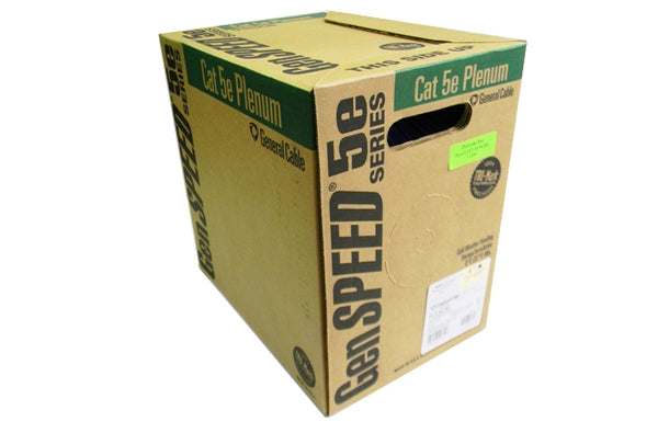 General 5131278E Cat5e 4 pair UTP blue plenum ethernet cable