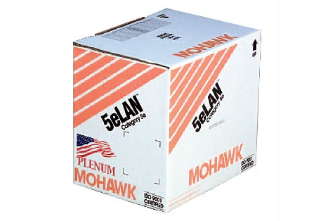 Mohawk M57546B Cat5e 4 pair UTP blue plenum ethernet cable
