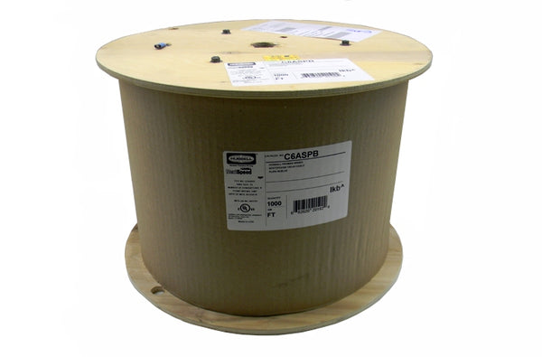 Hubbell C6ASRB Cat6A 4 pair UTP blue riser ethernet cable