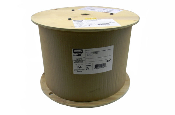 Hubbell C6ASPW Cat6A 4 pair UTP white plenum ethernet cable