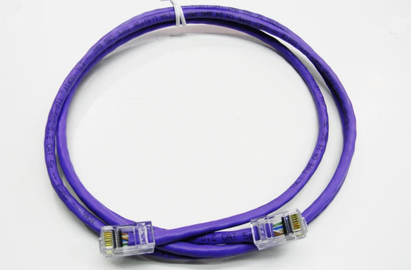 Datcom Assured Ethernet Cat5e purple patch cable x 5 feet