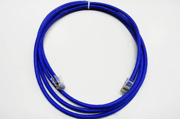 Datcom Assured Ethernet Cat5e blue patch cable x 7 feet