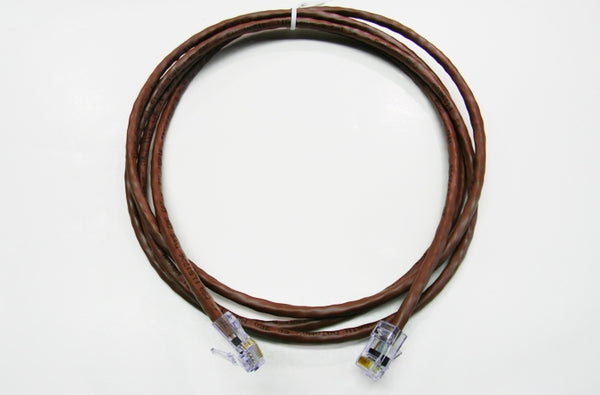 Datcom Assured Ethernet Cat5e brown patch cable x 3 feet