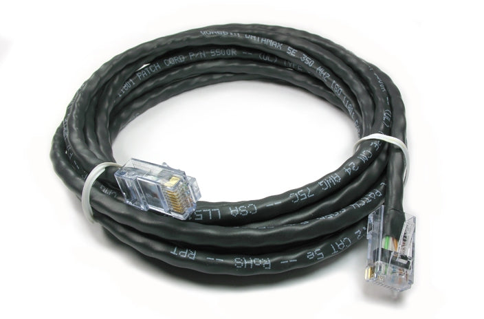 Datcom Assured Ethernet Cat5e black patch cable x 7 feet