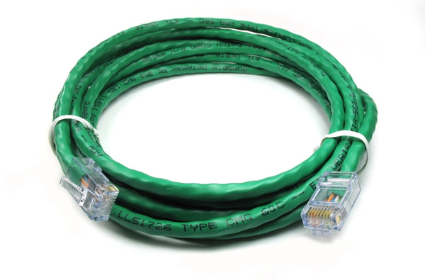 Datcom Assured Ethernet Cat5e green patch cable x 10 feet