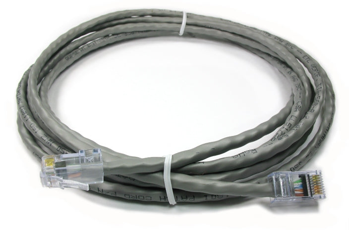 Datcom Assured Ethernet Cat5e grey patch cable x 10 feet