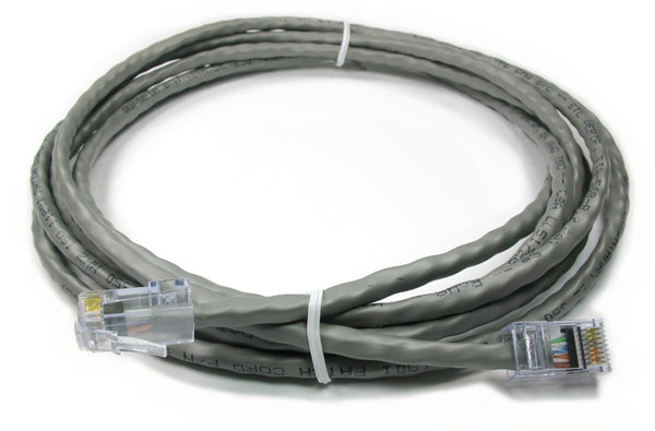 Datcom Assured Ethernet Cat5e grey patch cable x 7 feet