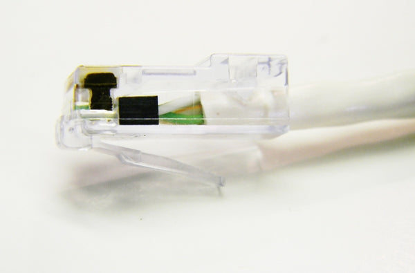 Datcom Assured Ethernet Cat5e white patch cable x 15 feet