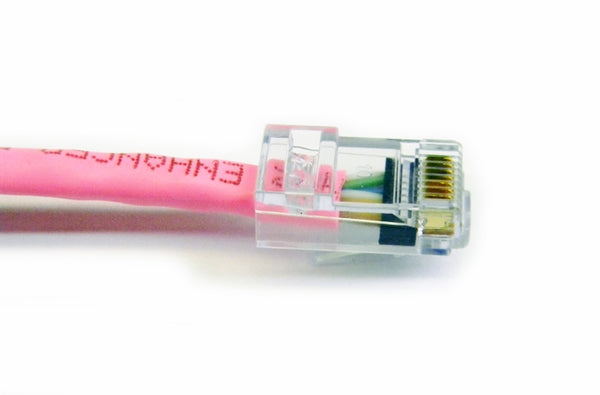 Datcom Assured Ethernet Cat5e pink patch cable x 15 feet