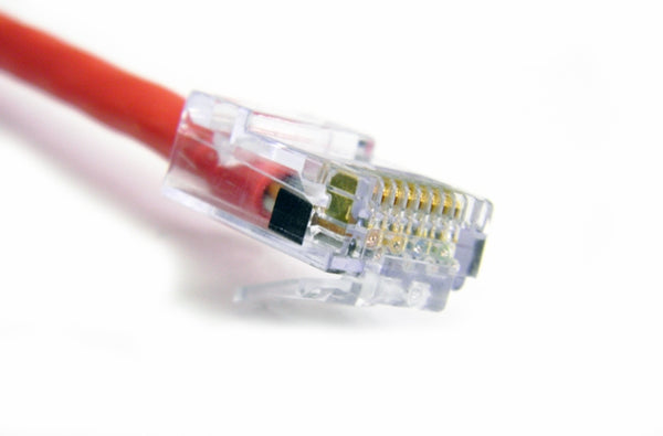 Datcom Assured Ethernet Cat5e red patch cable x 15 feet
