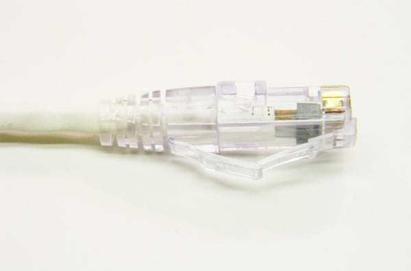 Datcom Assured Ethernet Cat6 white patch cable x 25 feet