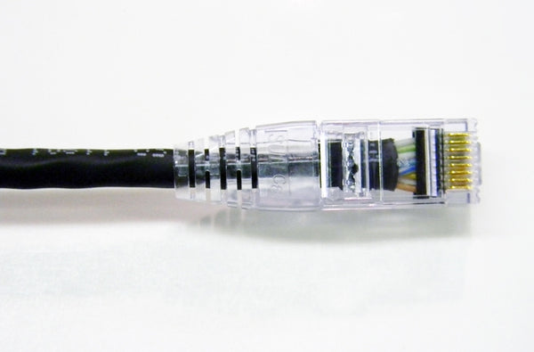 Datcom Assured Ethernet Cat6 black patch cable x 5 feet