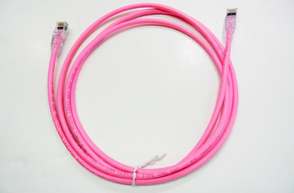 Datcom Assured Ethernet Cat6 pink patch cable x 7 feet