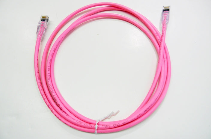 Datcom Assured Ethernet Cat6 pink patch cable x 3 feet