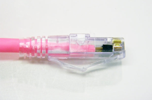 Datcom Assured Ethernet Cat6 pink patch cable x 3 feet