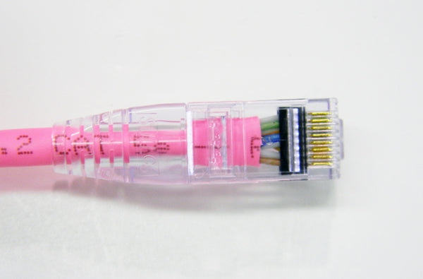 Datcom Assured Ethernet Cat6 pink patch cable x 5 feet