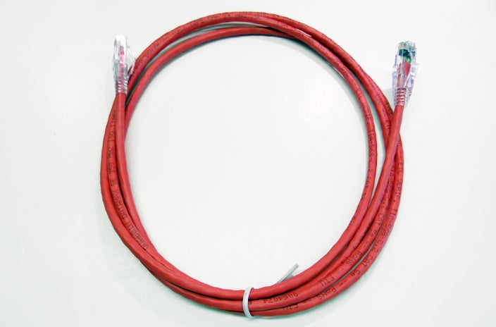 Datcom Assured Ethernet Cat6 red patch cable x 5 feet
