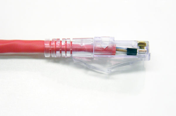 Datcom Assured Ethernet Cat6 red patch cable x 10 feet