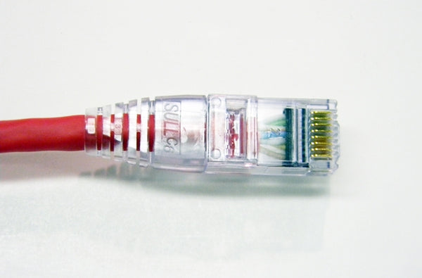 Datcom Assured Ethernet Cat6 red patch cable x 3 feet