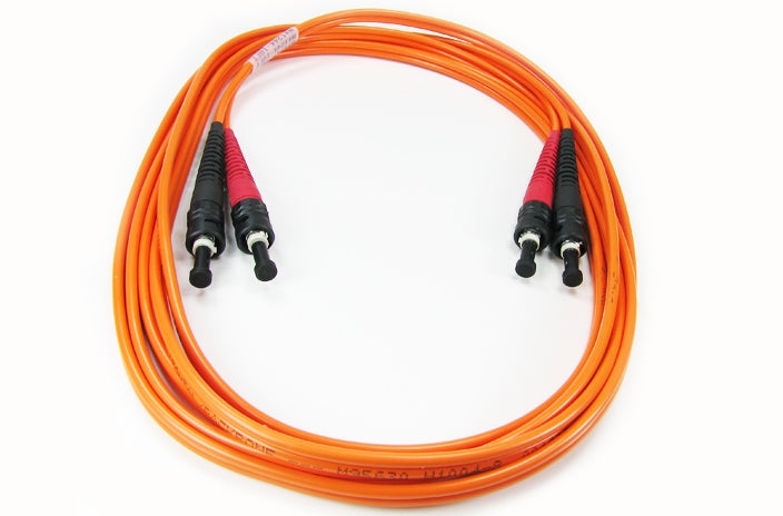 Datcom Assured ST/ST OM1 MM 3mm fiber patch cord x 8ft
