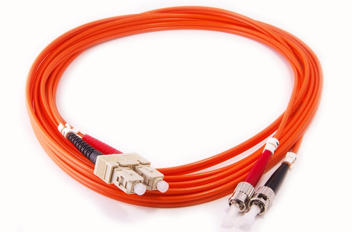 Datcom Realm ST/SC OM1 MM 3mm fiber patch cord x 10ft