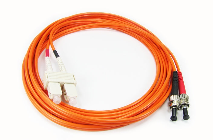 Datcom Assured ST/SC OM1 MM 3mm fiber patch cord x 10ft