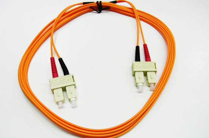 Datcom Realm SC/SC OM1 MM 2mm fiber patch cord x 10ft