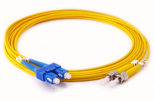 Datcom Realm ST/SC OS2 SM 3mm fiber patch cord x 10ft