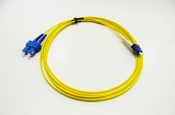 Datcom Realm LC/SC OS2 SM 2mm fiber patch cord x 10ft