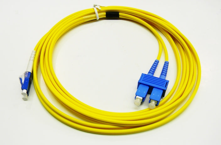 Datcom Realm LC/SC OS2 SM 3mm fiber patch cord x 10ft