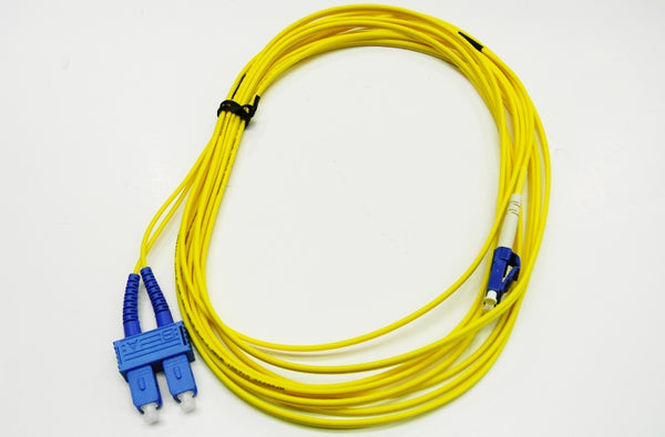 Datcom Realm LC/SC OS2 SM 2mm fiber patch cord x 15ft