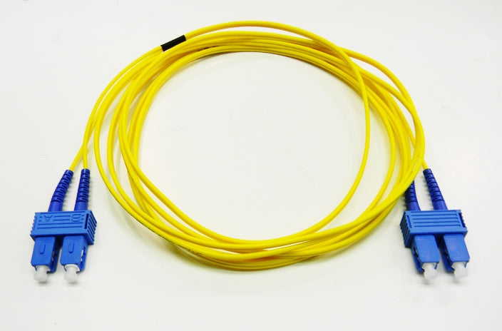 Datcom Assured SC/SC OS2 SM 2mm fiber patch cord x 25ft