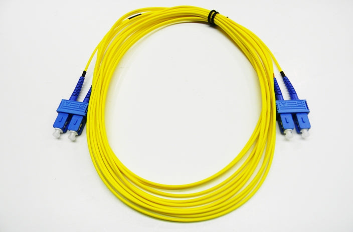Datcom Assured SC/SC OS2 SM 2mm fiber patch cord x 17ft