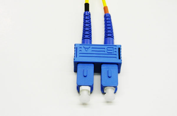 Datcom Assured SC/SC OS2 SM 2mm fiber patch cord x 6.56ft