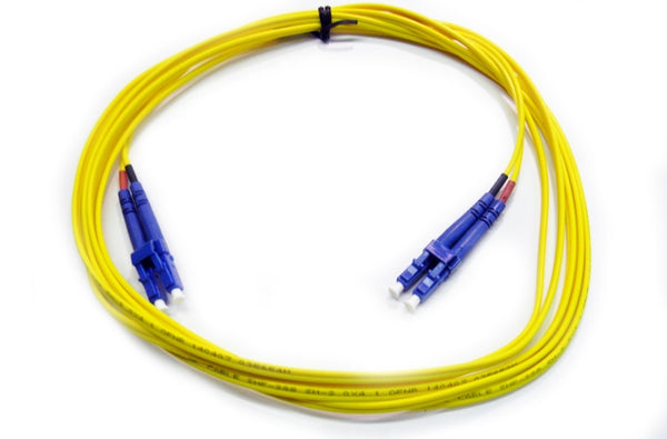 Datcom Realm LC/LC OS2 SM 2mm fiber patch cord x 15ft