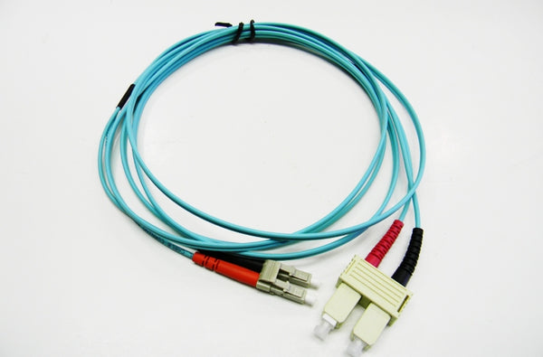 Datcom Realm LC/SC OM3 MM 2mm fiber patch cord x 5ft