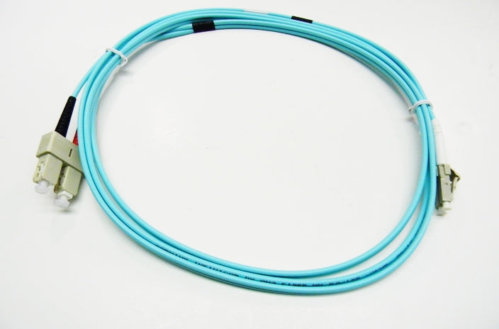 Datcom Realm LC/SC OM3 MM 3mm fiber patch cord x 7ft